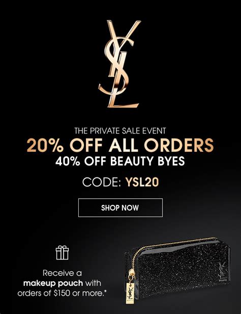 ysl private|ysl membership discount codes.